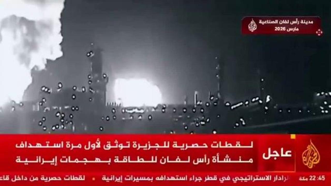 Katar ilk kez yayınladı! Dünyanın en büyük LNG tesisi böyle vurulmuş