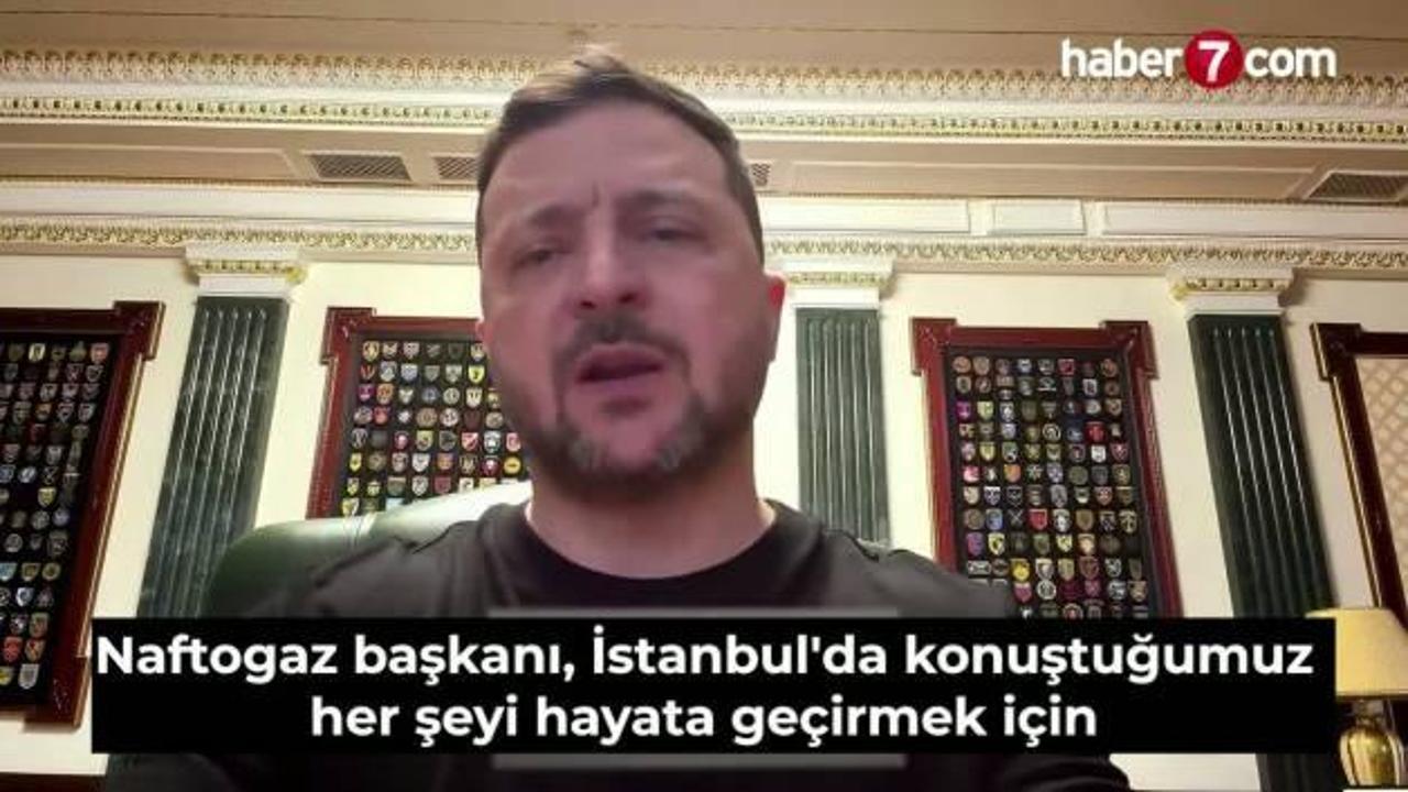 Zelenskiy'den Erdoğan'a videolu mesaj