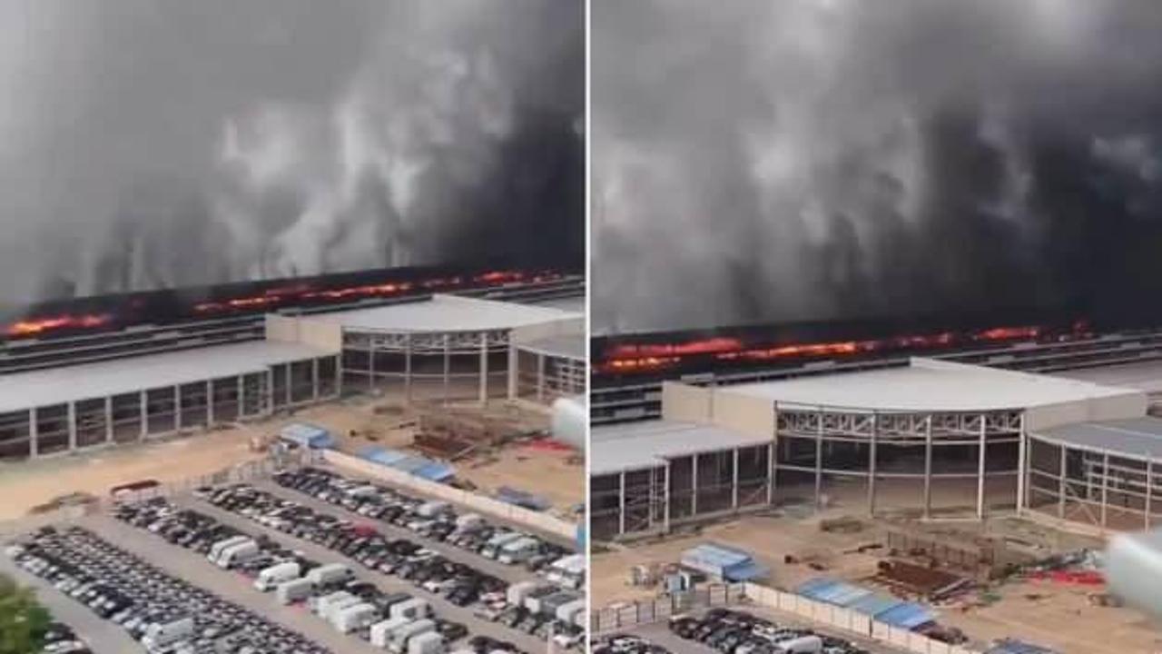 Çinli otomotiv devi BYD'de korkutan yangın