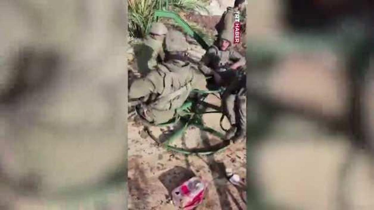 Orada katiller değil çocuklar olmalıydı!  İsrail askerleri çocuk parkına çöktü