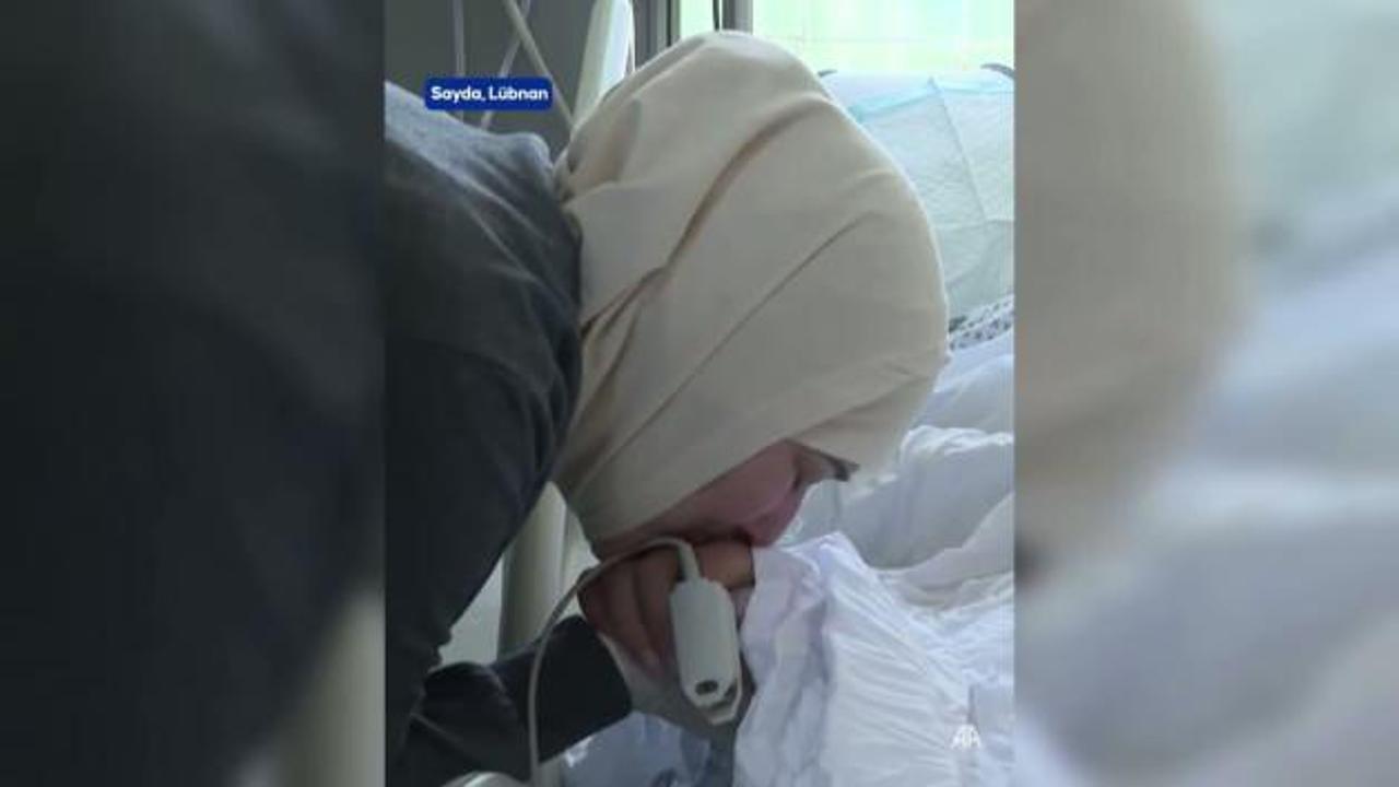 Katil İsrail'in Lübnan'a saldırısında yaralanan genç Halid'in yaşam mücadelesi sürüyor