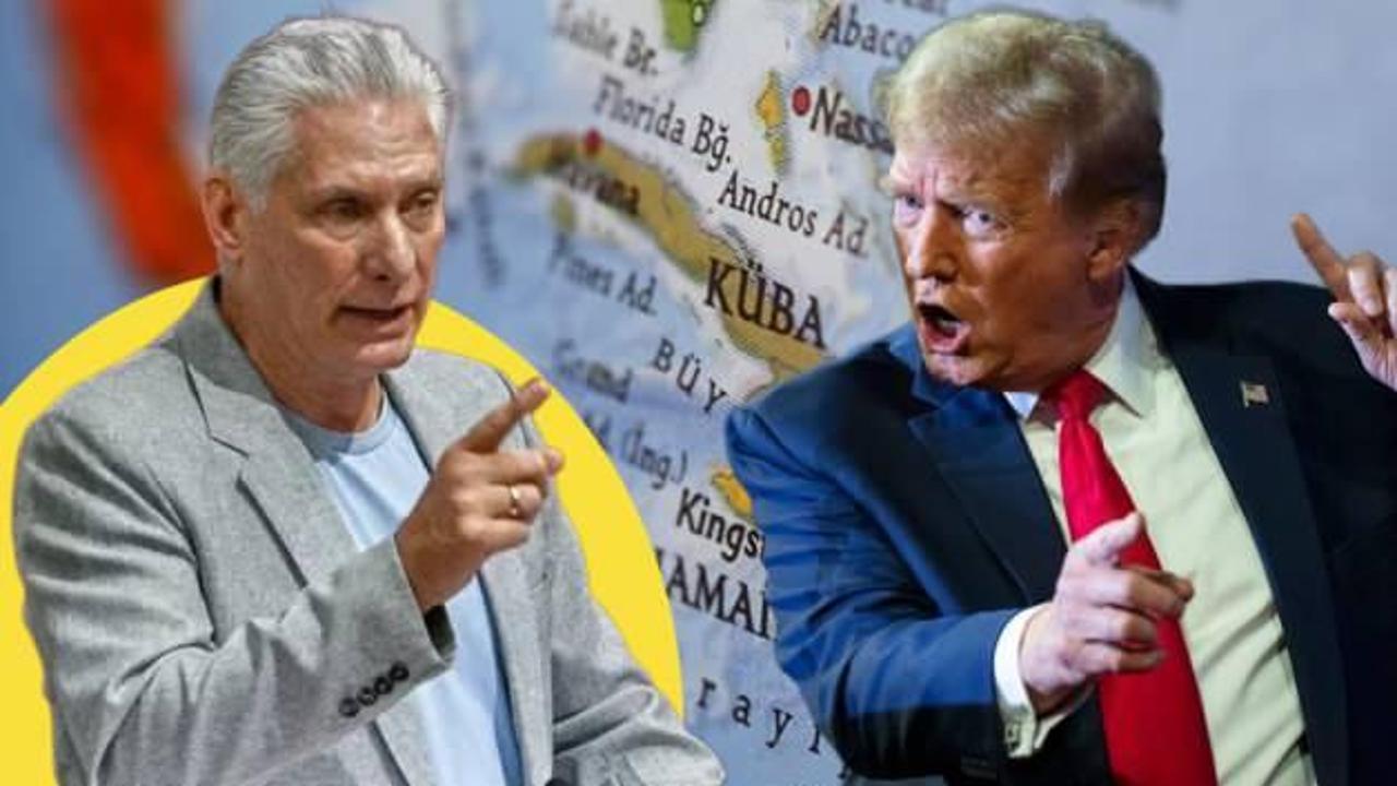 Trump '70 yıl sonra Küba'da şafak doğacak demişti! Devlet Başkanı Diaz'dan jet savaş resti