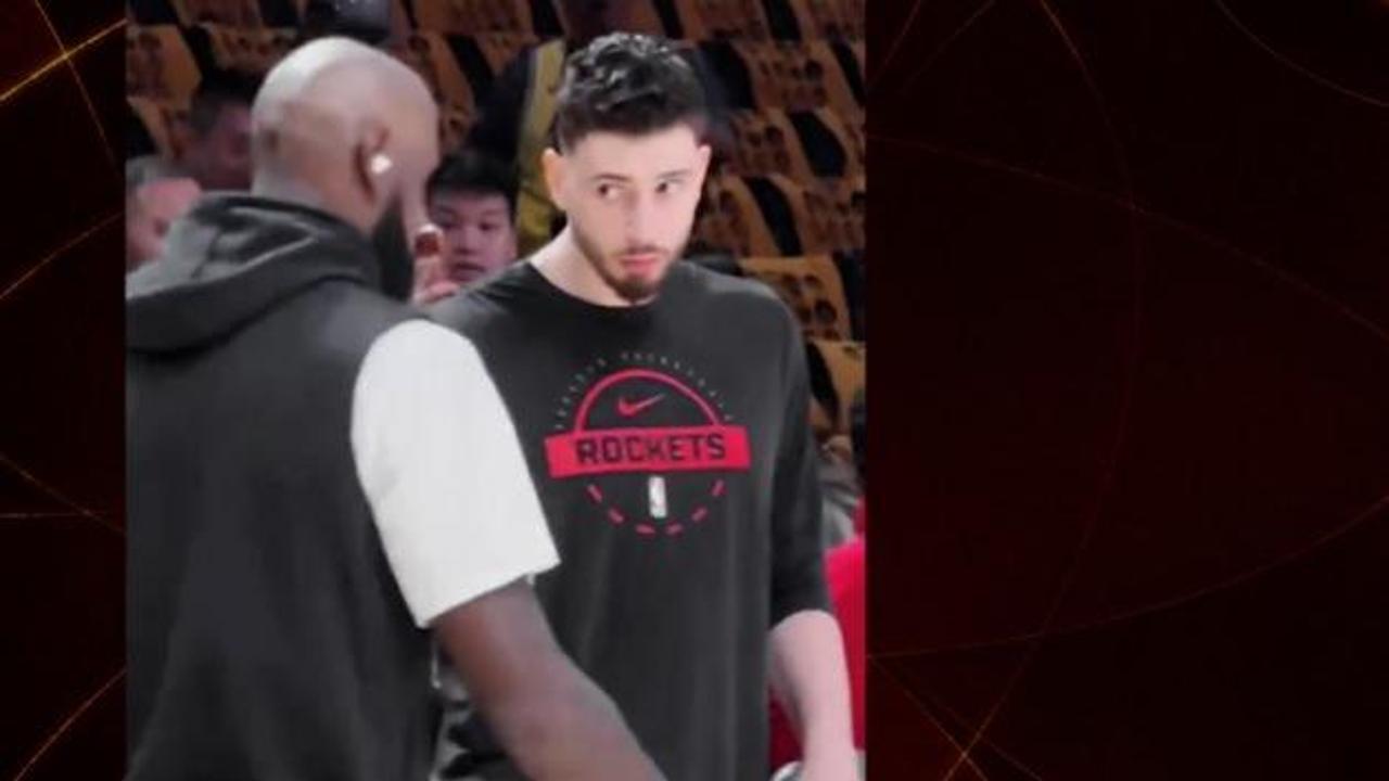 Alperen Şengün  LeBron James ile gündem olan videoyla ilgili açıklamalarda bulundu