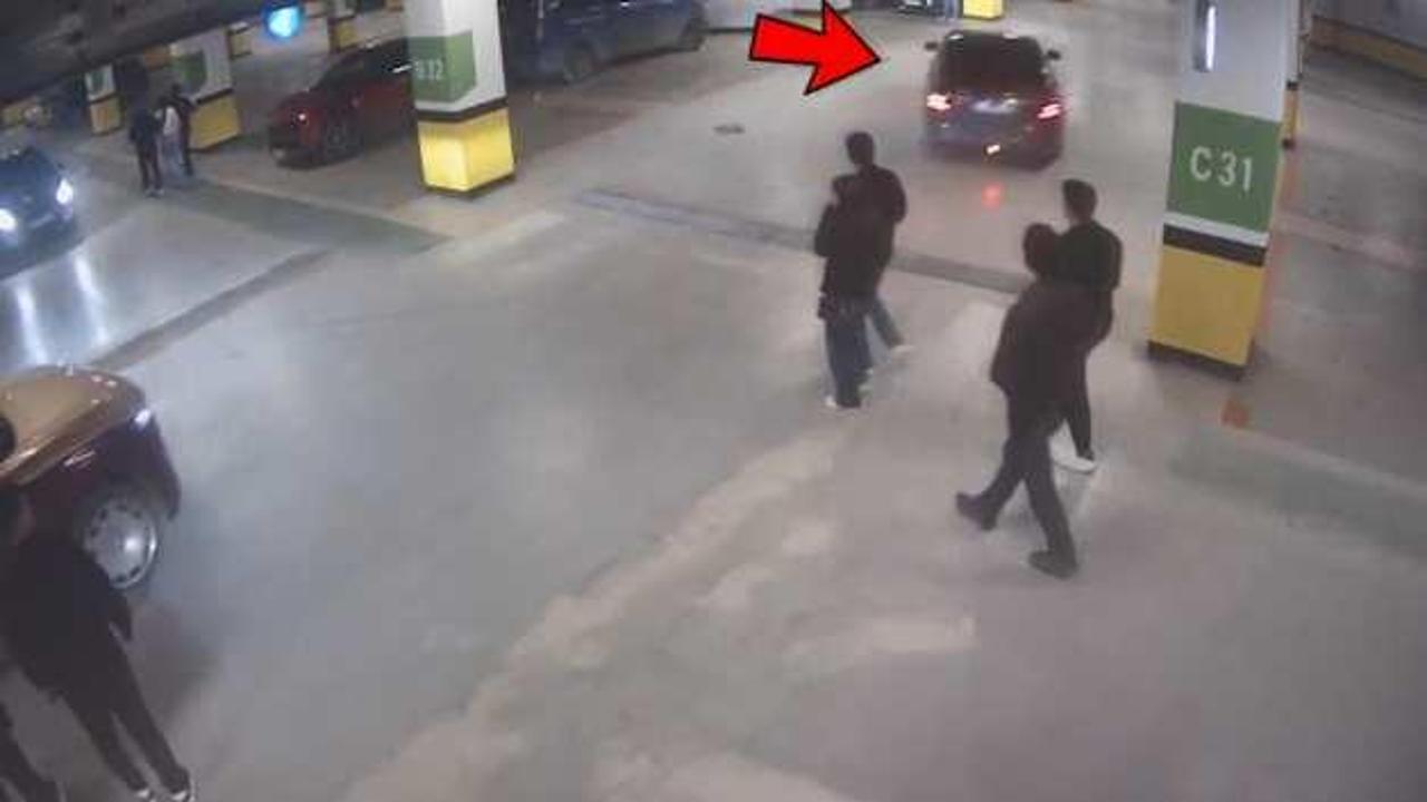 AVM otoparkında drift attılar, 700 bin lira ceza yediler!