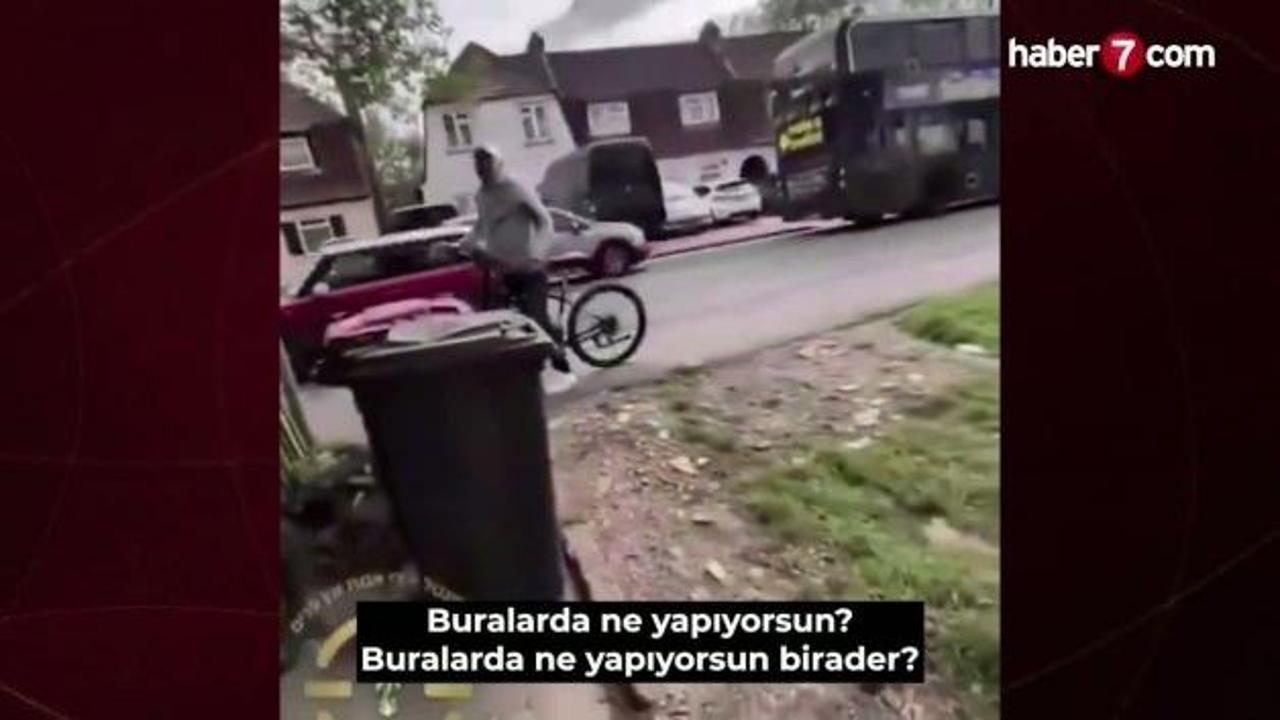 Londra'da bir adam, gördüğü İsrailliye nefret kustu: Bebek katili ne işin var burada!