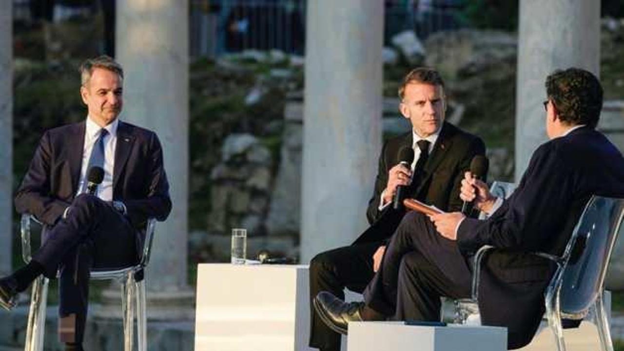 Macron'dan Yunansitan'a savunma garantisi: Egemenliğiniz tehdit edilirse yanınızdayız