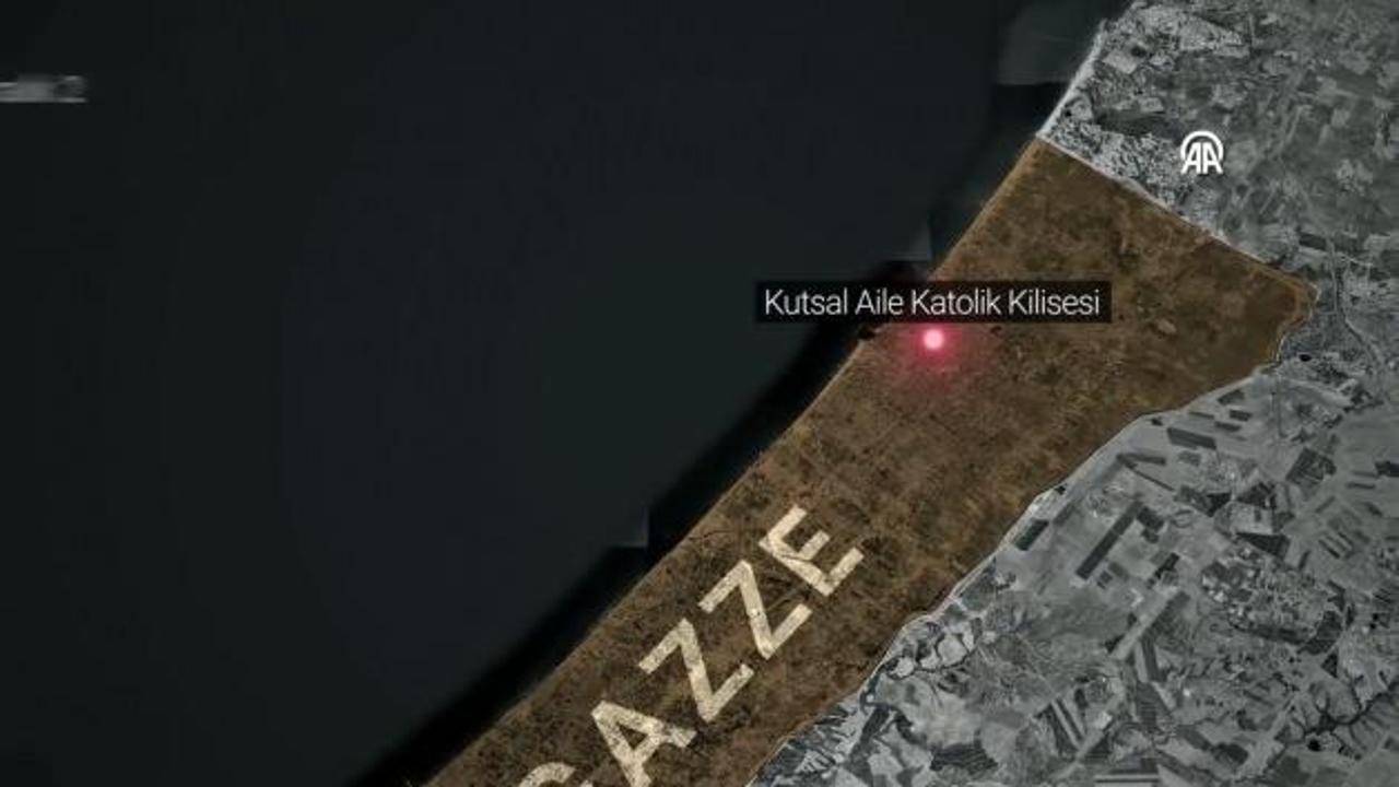 Siyonist İsrail'in Camilerin yanı sıra Hristiyanlara ait kilise ve sembolleri hedef alan saldırıları tepki çekti