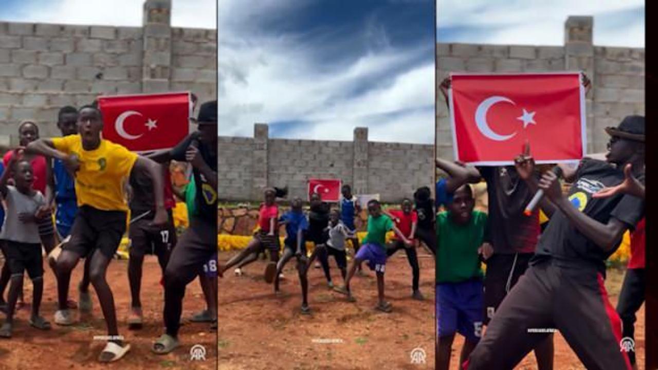 Ugandalı çocuklardan A Milli Takım'a özel Dünya Kupası klibi sosyal medyayı salladı