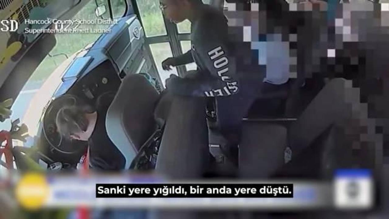 Astım krizi geçiren sürücünün imdadına öğrenciler yetişti! Faciayı önleyip kahraman oldular