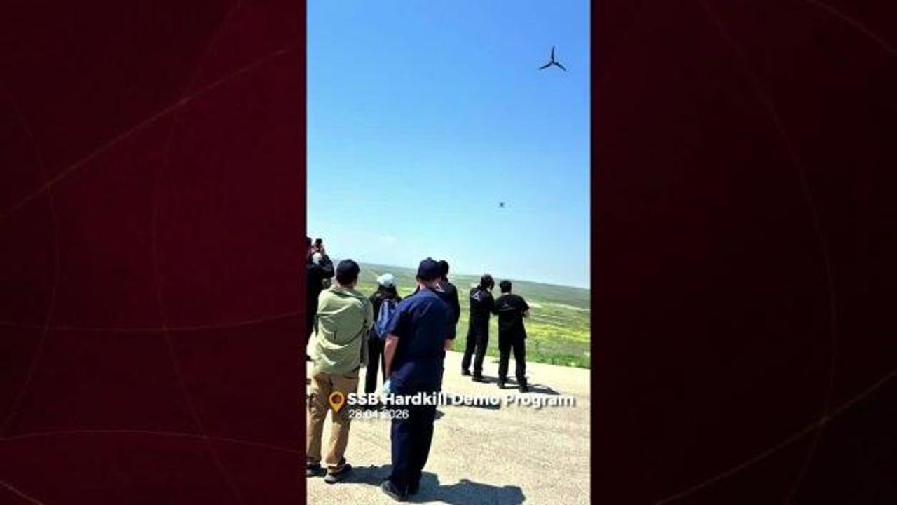 Düşman İHA'ları anında etkisiz hale getiren HUNTER mest etti