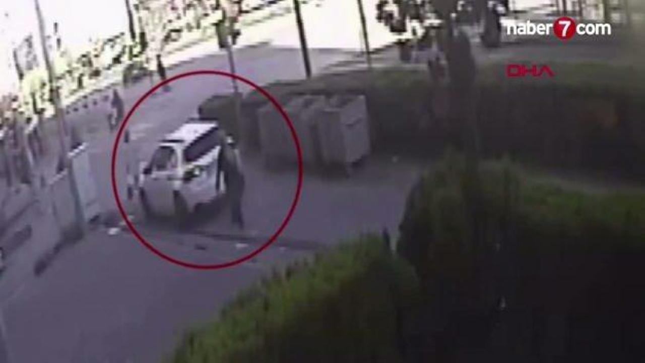 Eskişehir'de dehşet anları: Geri manevra yapan otomobil kadını altına aldı