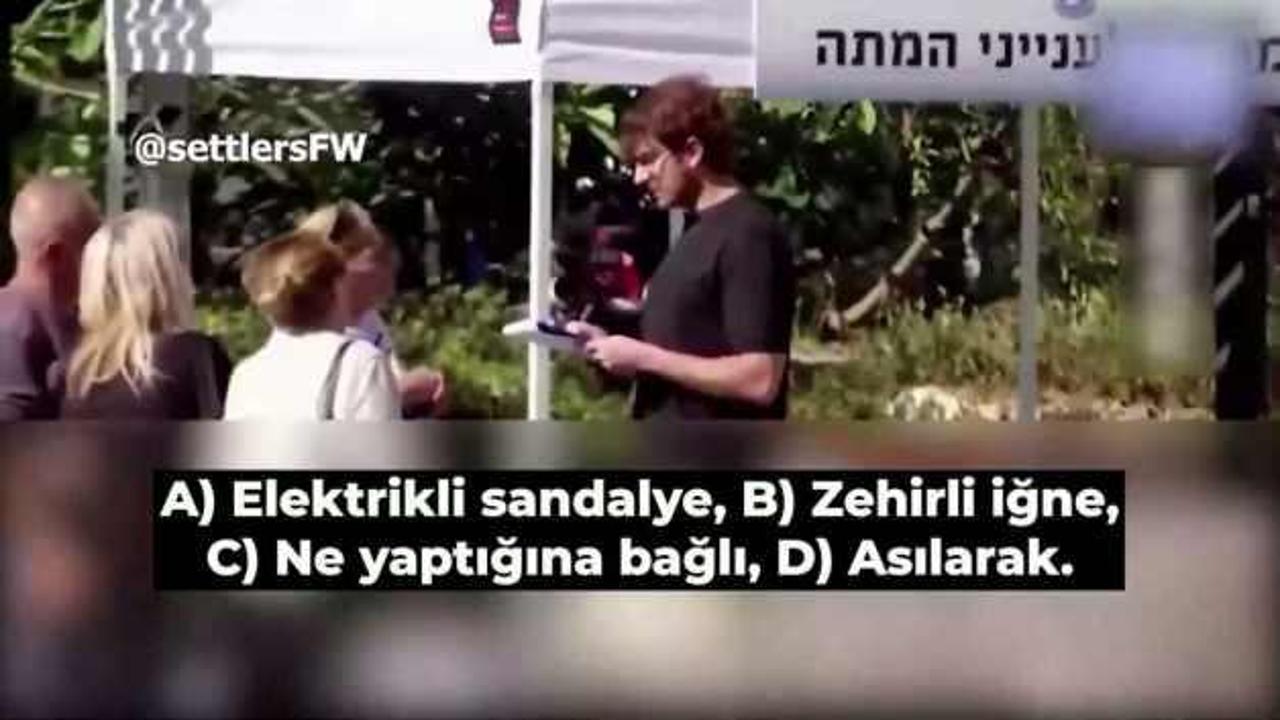 "Çarmıha gererek öldürün"! İsraillilerden Filistinli mahkumların idamına insanlık dışı cevap