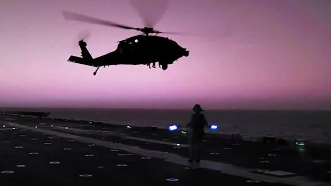 ABD ordusundan ticari gemiye çıkartma