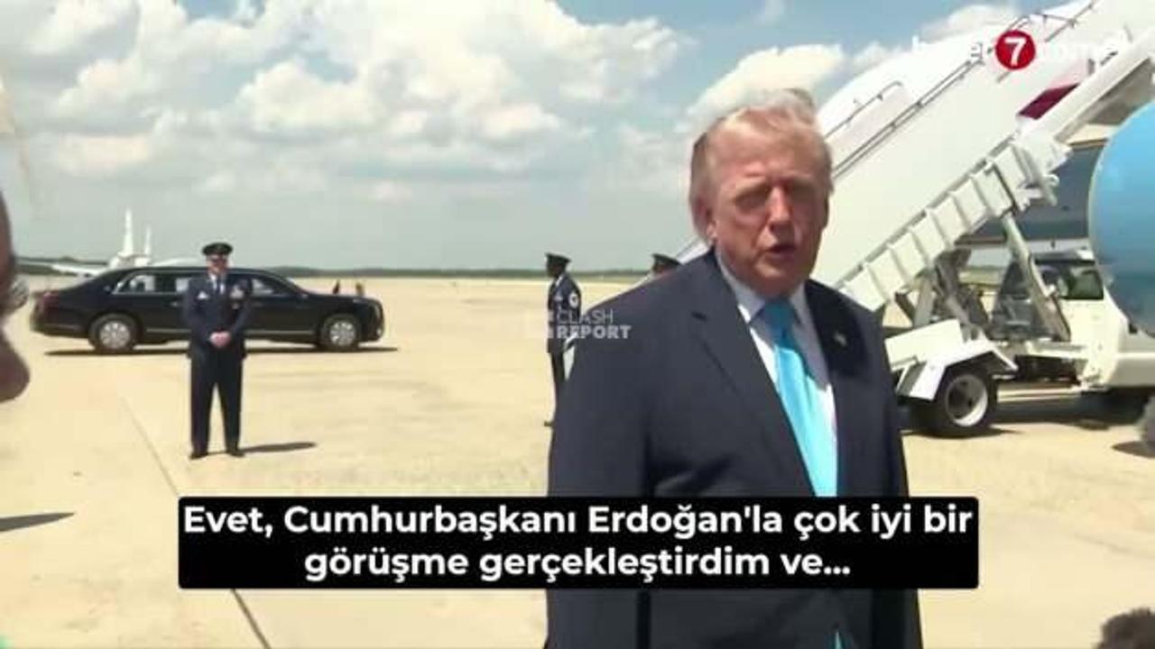 Donald Trump'tan Cumhurbaşkanı Erdoğan'a övgü dolu sözler