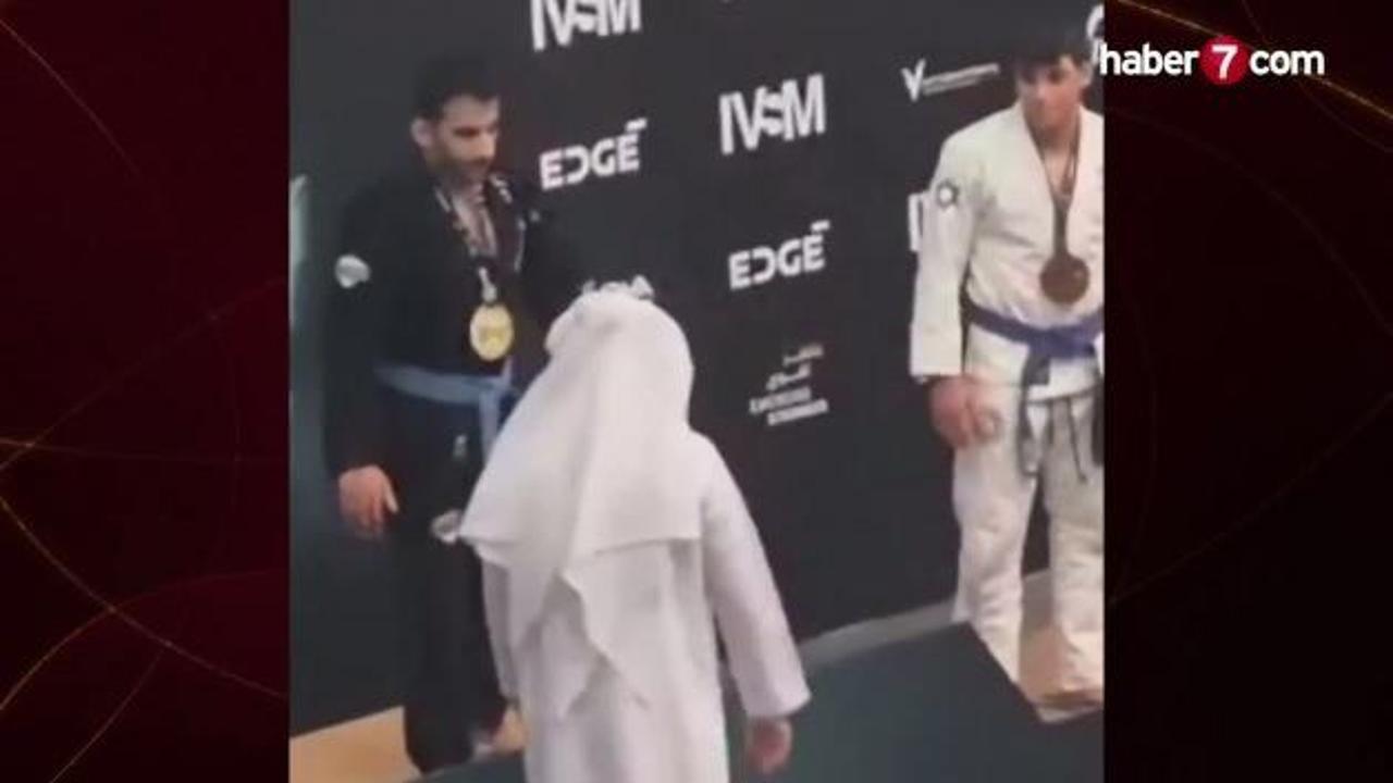 Madalya töreninde İsrailli sporcuya 'çocuk katili' tepkisi