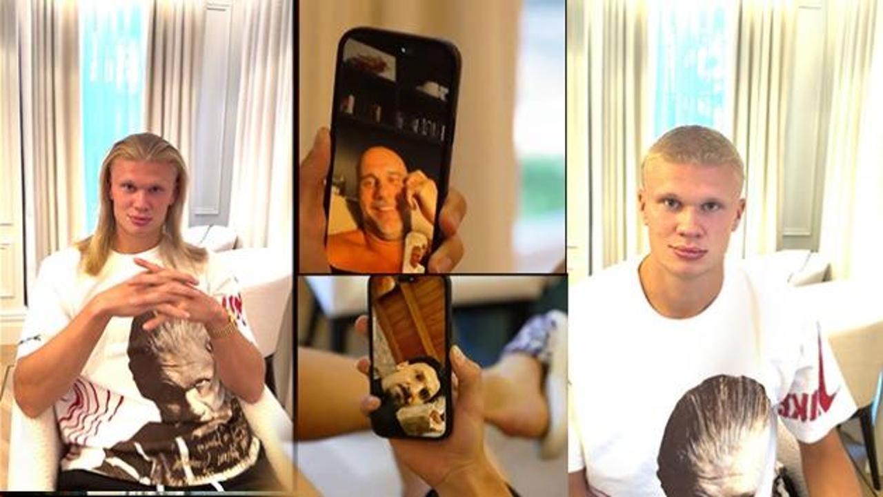 Haaland'ın yeni tarzına Guardiola ve İbrahimovic'ten güldüren tepki