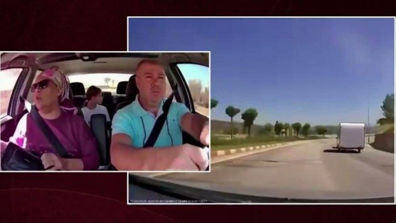 Sürücünün dikkati feci kazayı önledi...