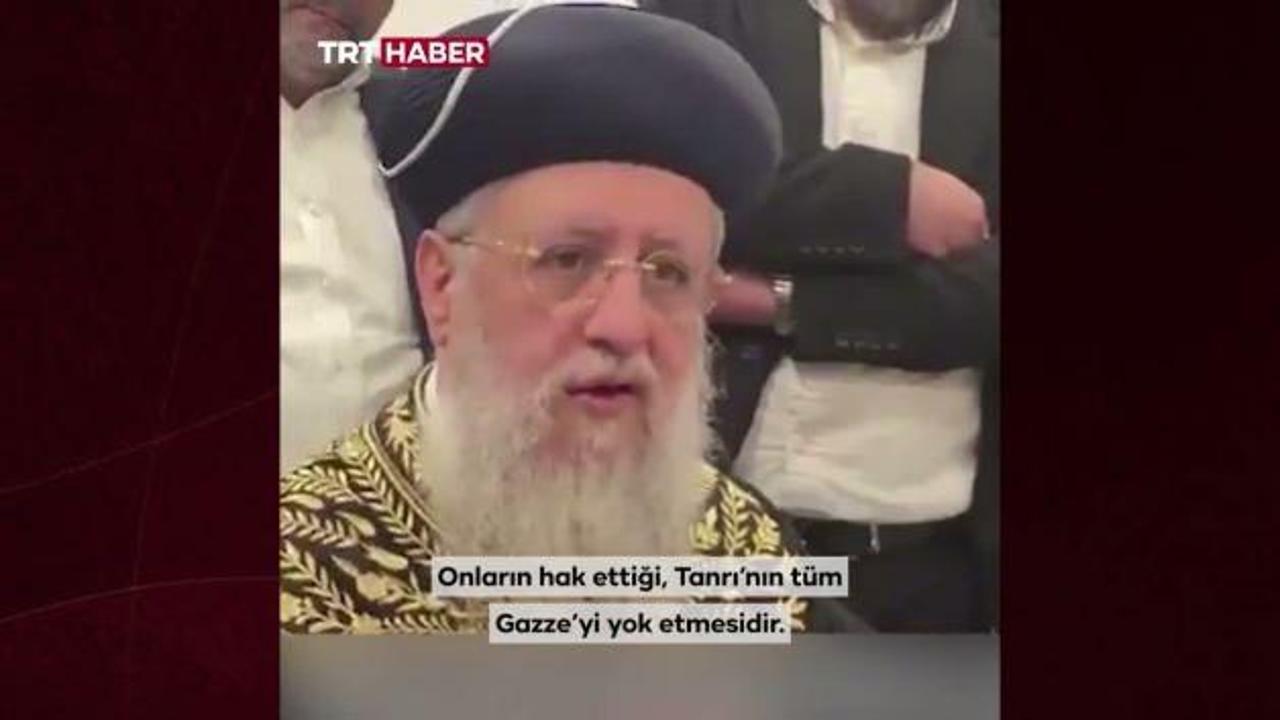 İsrail BaÅ Hahamı Yosef'ten Gazze için yok etme çaÄrısı