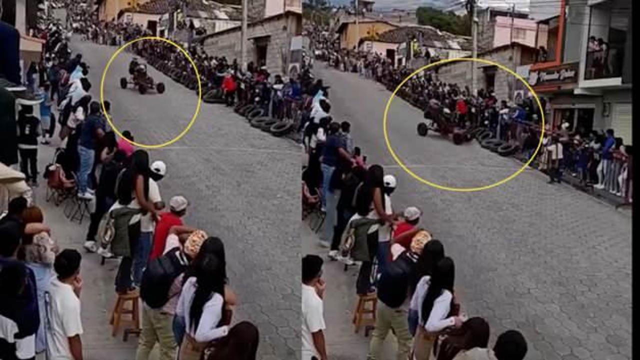 Ekvador'daki geleneksel ahÅap araç yaraıÅlarında feci kaza meydana geldi