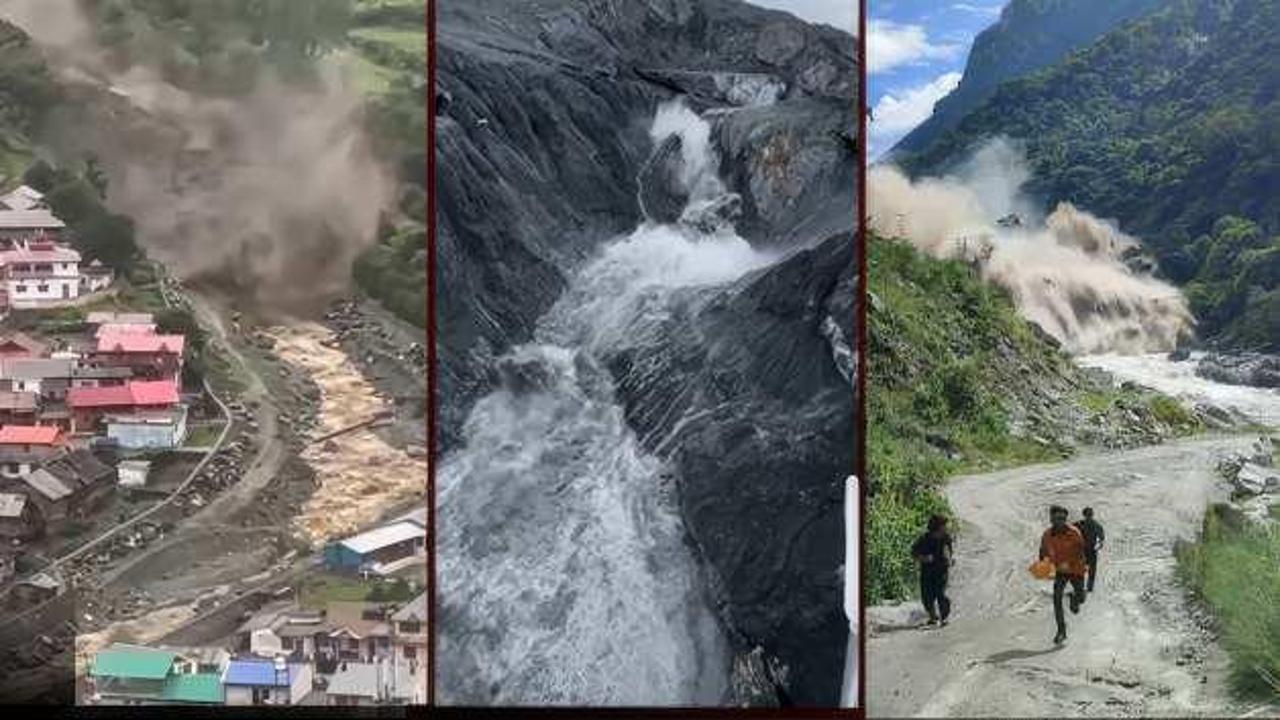 Nepal'deki sel felakatinin yeni görüntüleri ortaya çıktı!