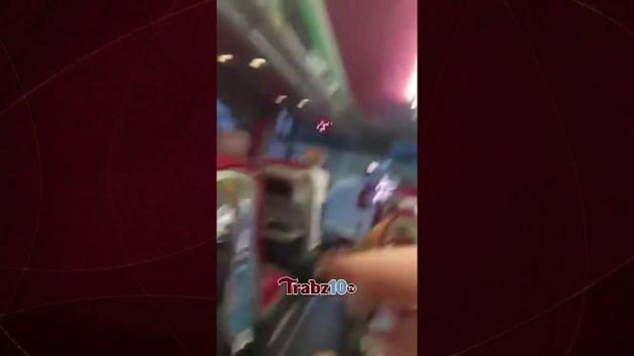 Diyarbakır’da Trabzonspor taraftar otobüsüne taÅlı saldırı! Bir kiÅi yaralandı