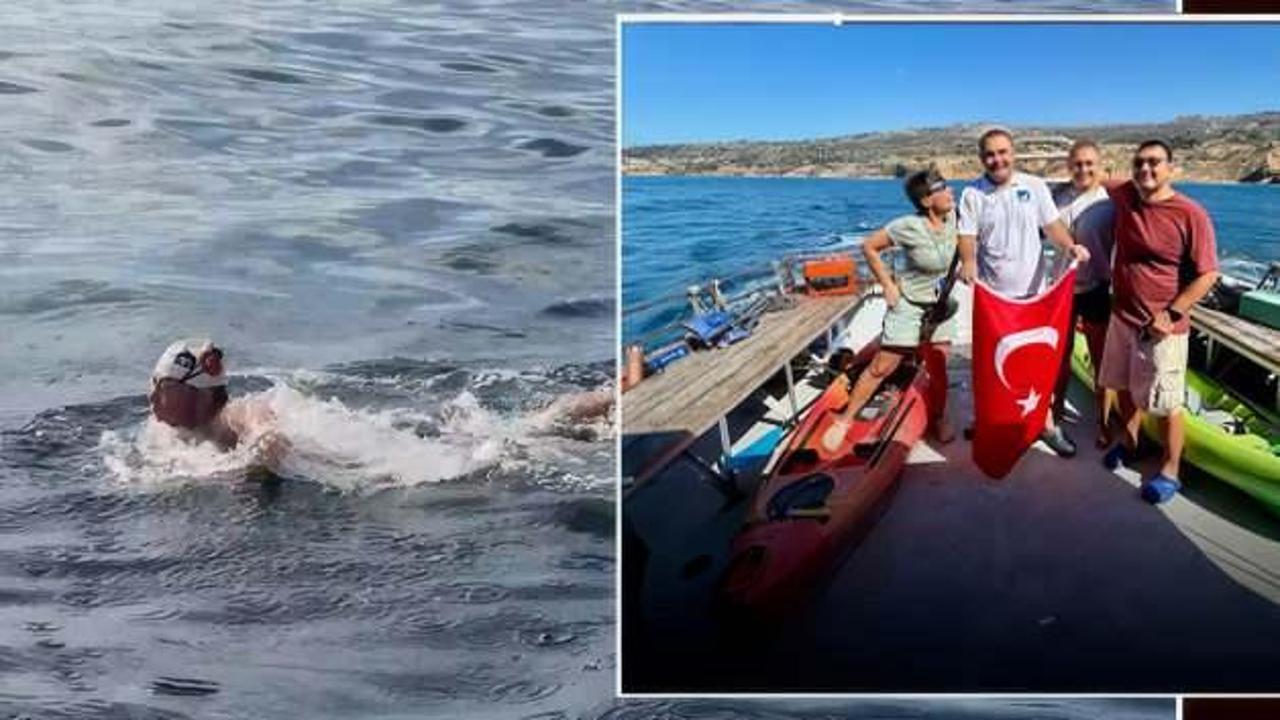 Otizmli ultra maraton yüzücüsü Tuna Tunca'dan tarihi baÅarı