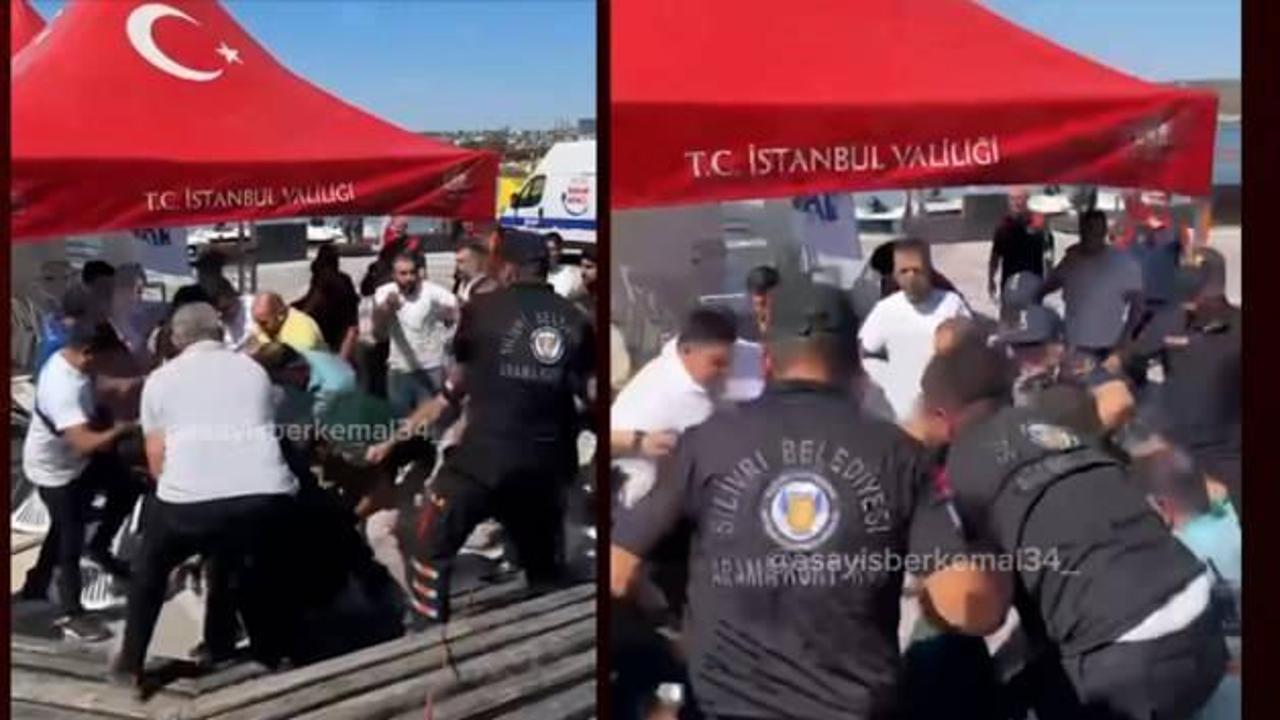Silivri'de batan gemiyi takip eden gazetecilere saldırı gerçekleÅti