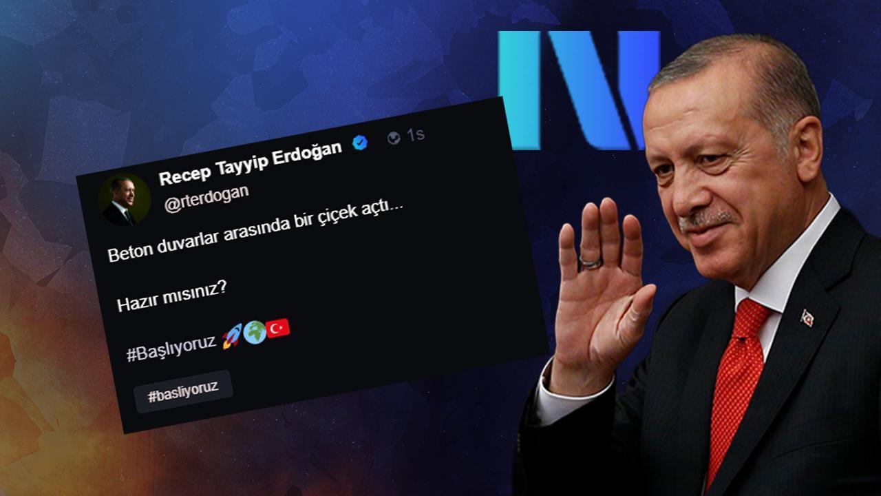 Cumhurbaşkanı Erdoğan'dan NEXT Sosyal hesabından ilk paylaşım! - Haber 7  TEKNOLOJİ