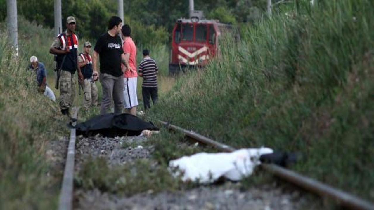 Hatay'da trenin çarptığı 2 Suriyeli hayatını kaybetti