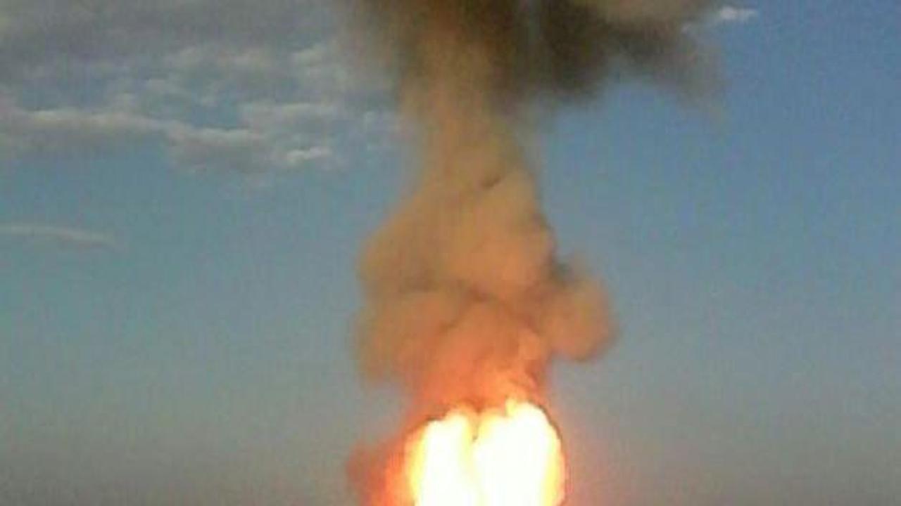 Ağrı'da doğalgaz boru hattında patlama