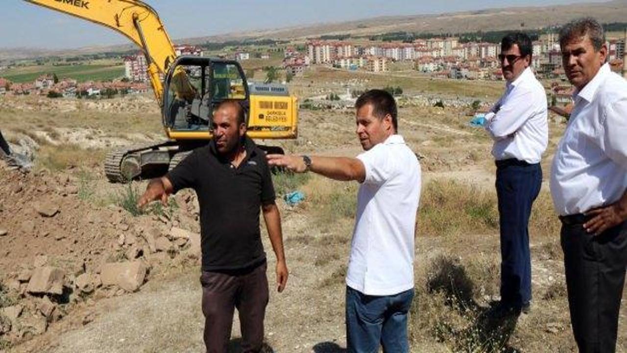 Şarkışla Devlet Hastanesi için yeni yol yapılıyor