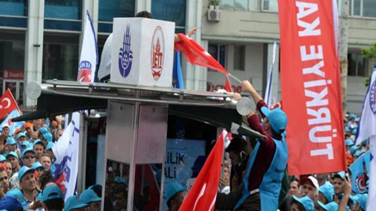 1 Mayıs kutlamasında PKK bayrağı gerginliği
