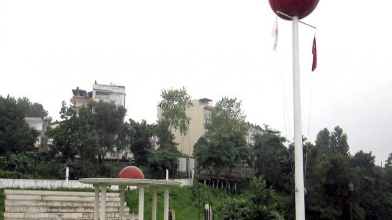Ünye'de şehitler anıtı kamerayla 24 saat izleniyor