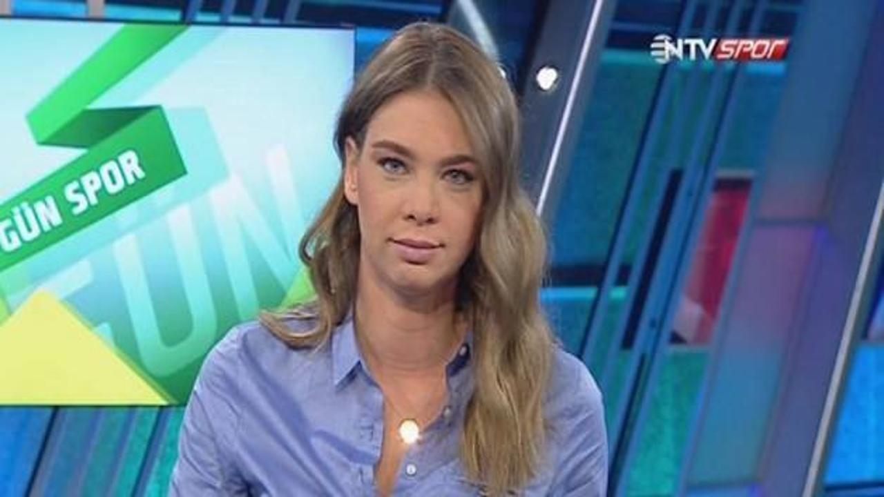 NTV Spor spikerinin başı dertte