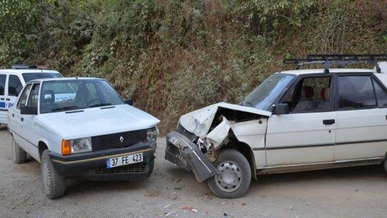 Kastamonu'da trafik kazası : 2 yaralı