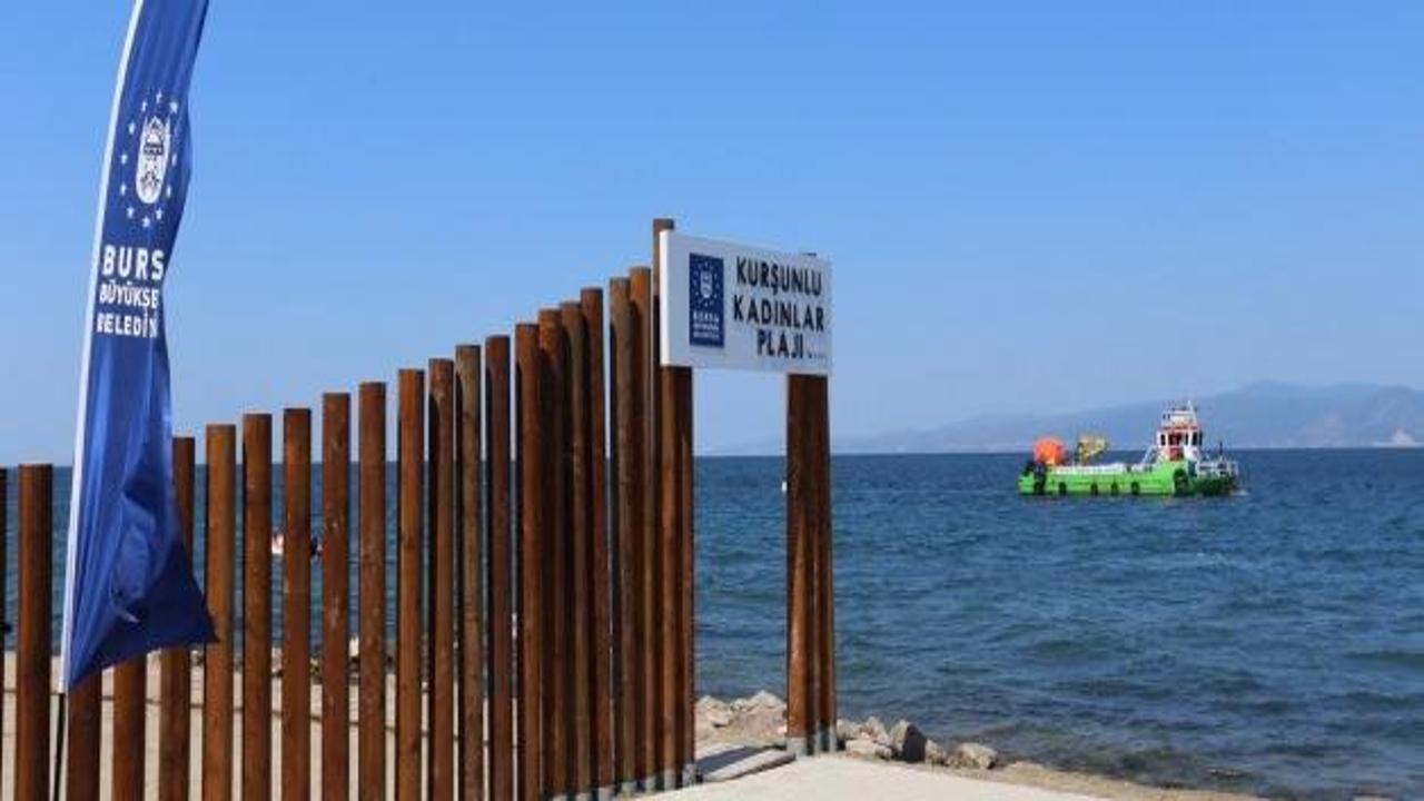 Bursa'da "kadınlara özel plaj"