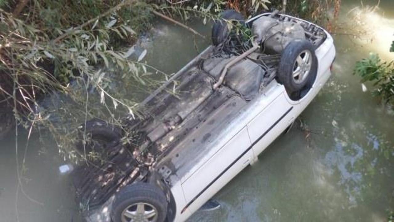 Amasya'da otomobil dereye düştü: 4 yaralı