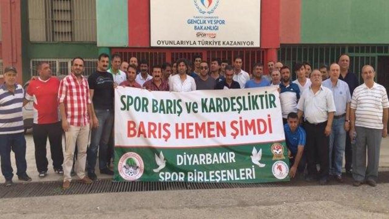 Diyarbakır'da spor temsilcilerinden "sağduyu" çağrısı