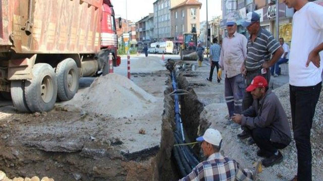 Seydişehir'de su şebekesi ıslah çalışmaları
