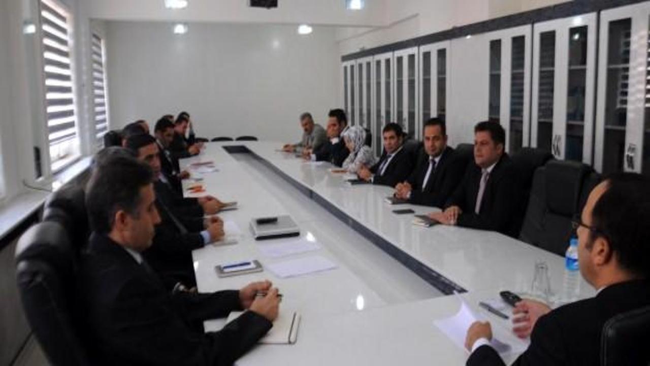 Hizan'da "İlçe İdare Şube Başkanları" toplantısı