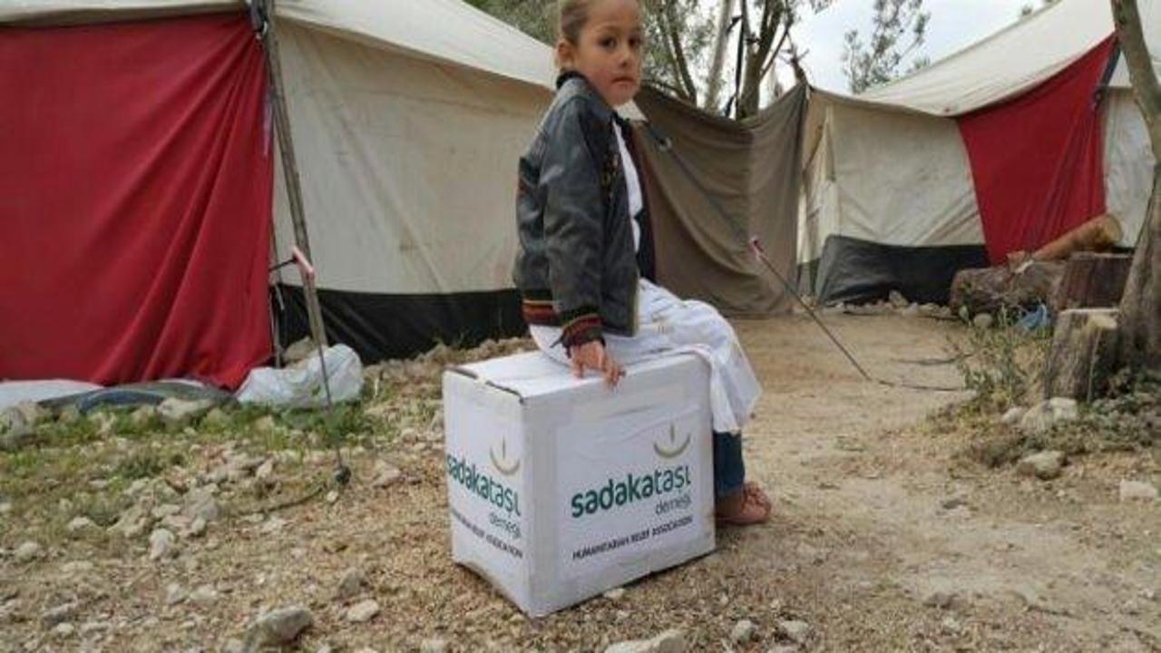 Suriyeli ihtiyaç sahiplerine yardım