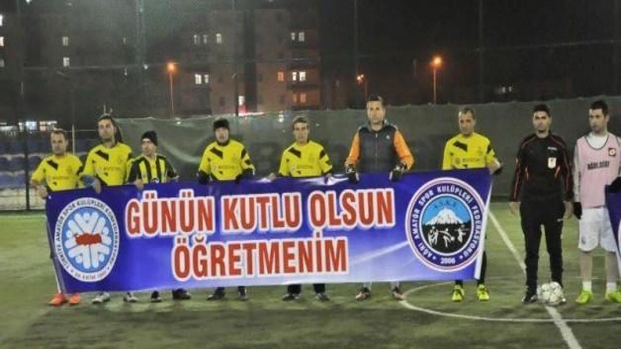 Ağrı'da, 24 Kasım Önder Baydar Futbol Turnuvası