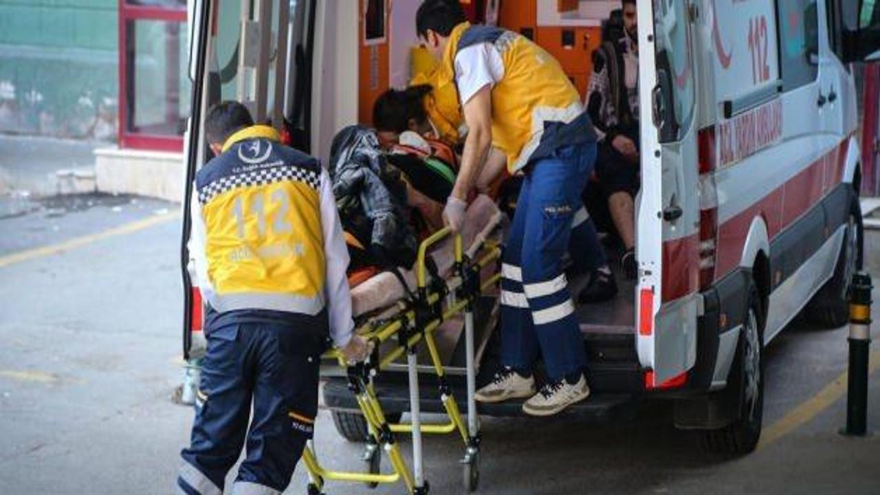 Bursa'da 2 kişinin yaralandığı kaza MOBESE'ye yansıdı