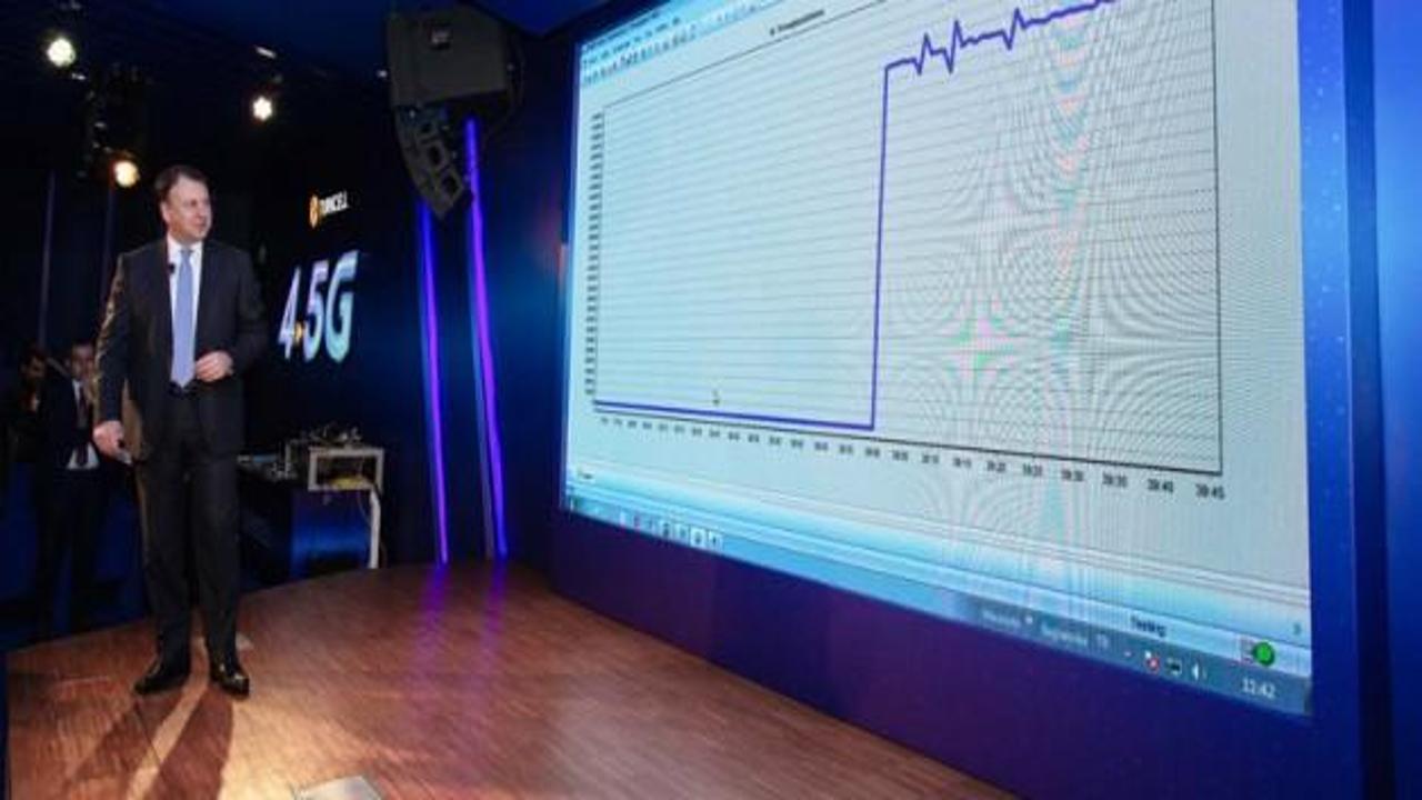 Turkcell ilk 4.5G testinde rekor kırdı