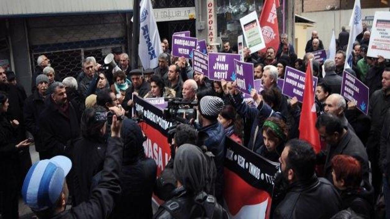 Malatya'da "sokağa çıkma yasağı" protestosu