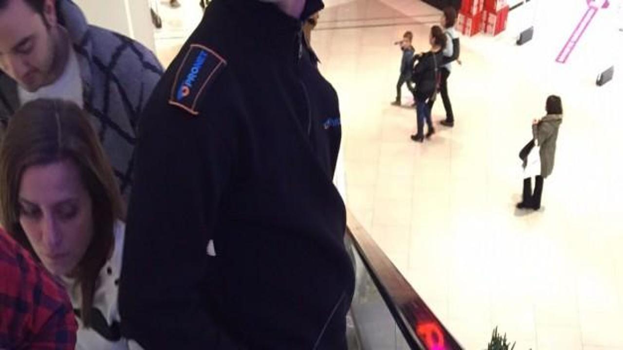 Alışveriş merkezinde skandal