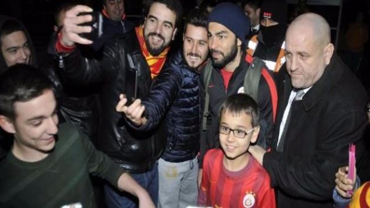 Galatasaray, kamp için Antalya'ya geldi