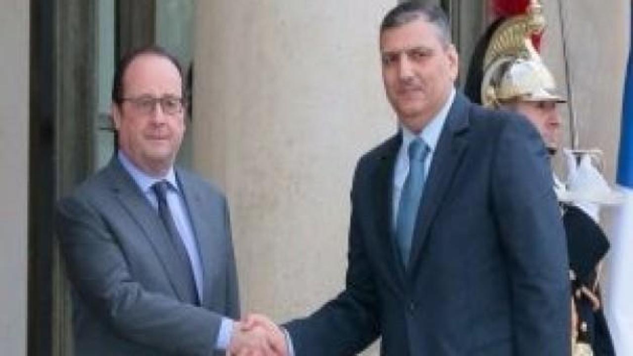 Suriye muhalefeti Hollande ile bir araya geldi