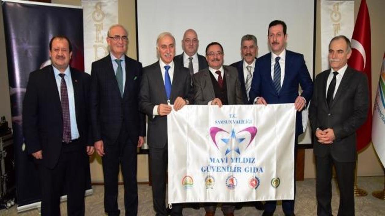 Samsun'da "Mavi Yıldız Güvenilir Gıda" ödül töreni