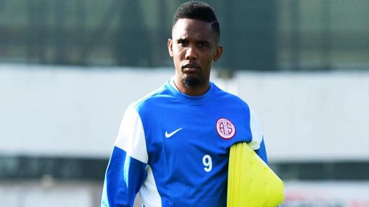 Eto'o'dan Antalyaspor'a kötü haber!